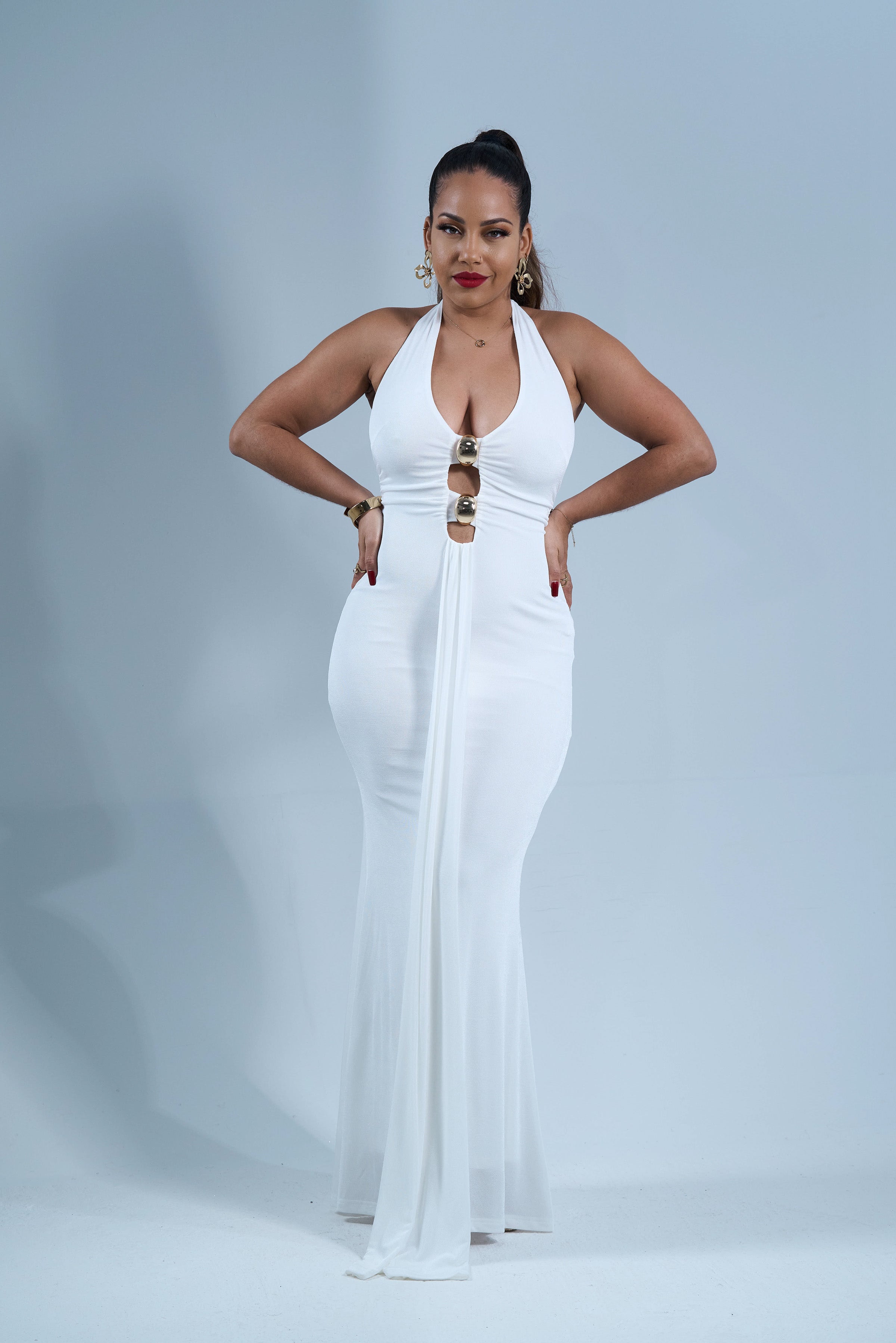 Nieve - Robe longue blanche