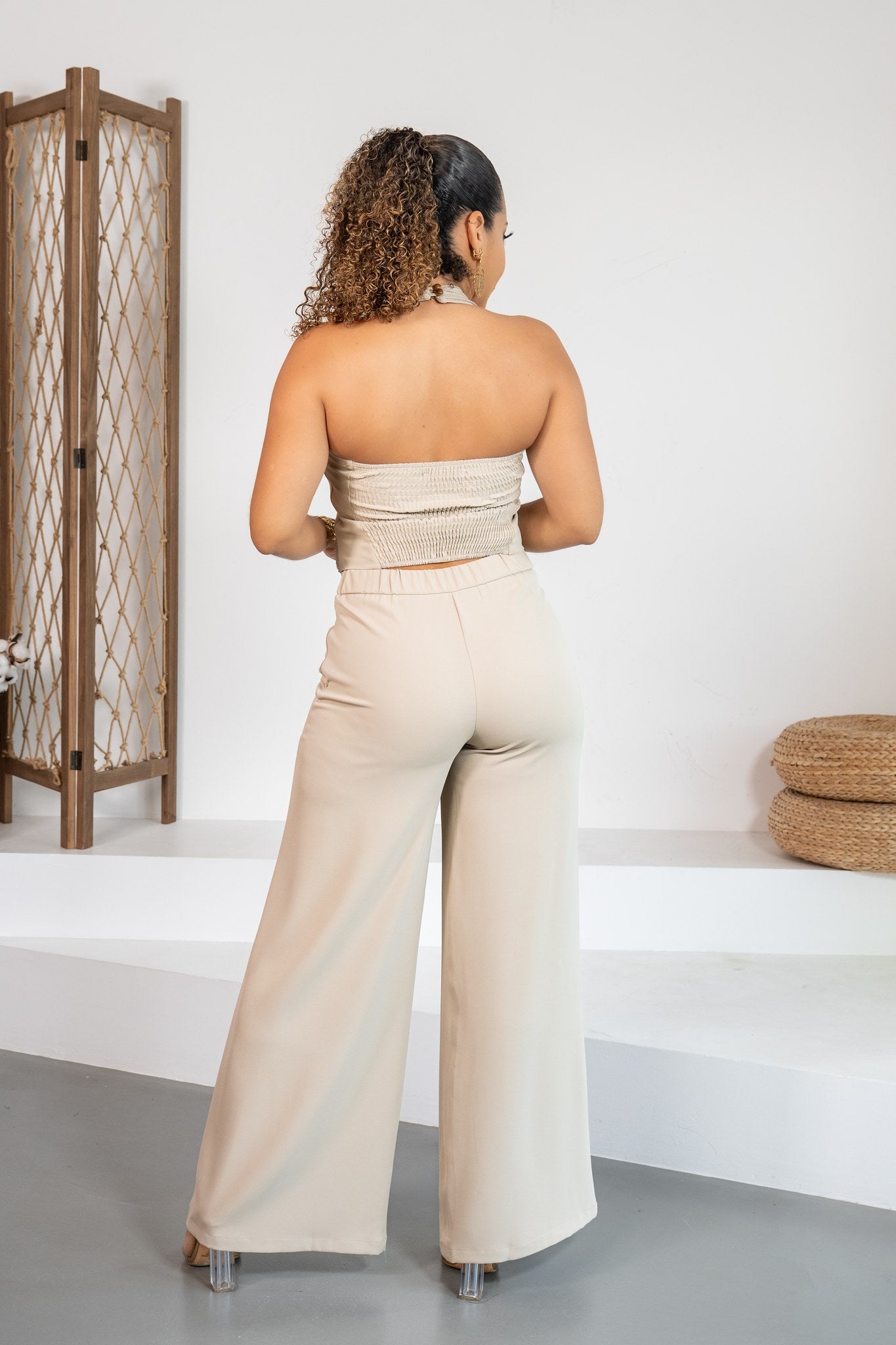Avena - Ensemble pantalon beige - photo 7
