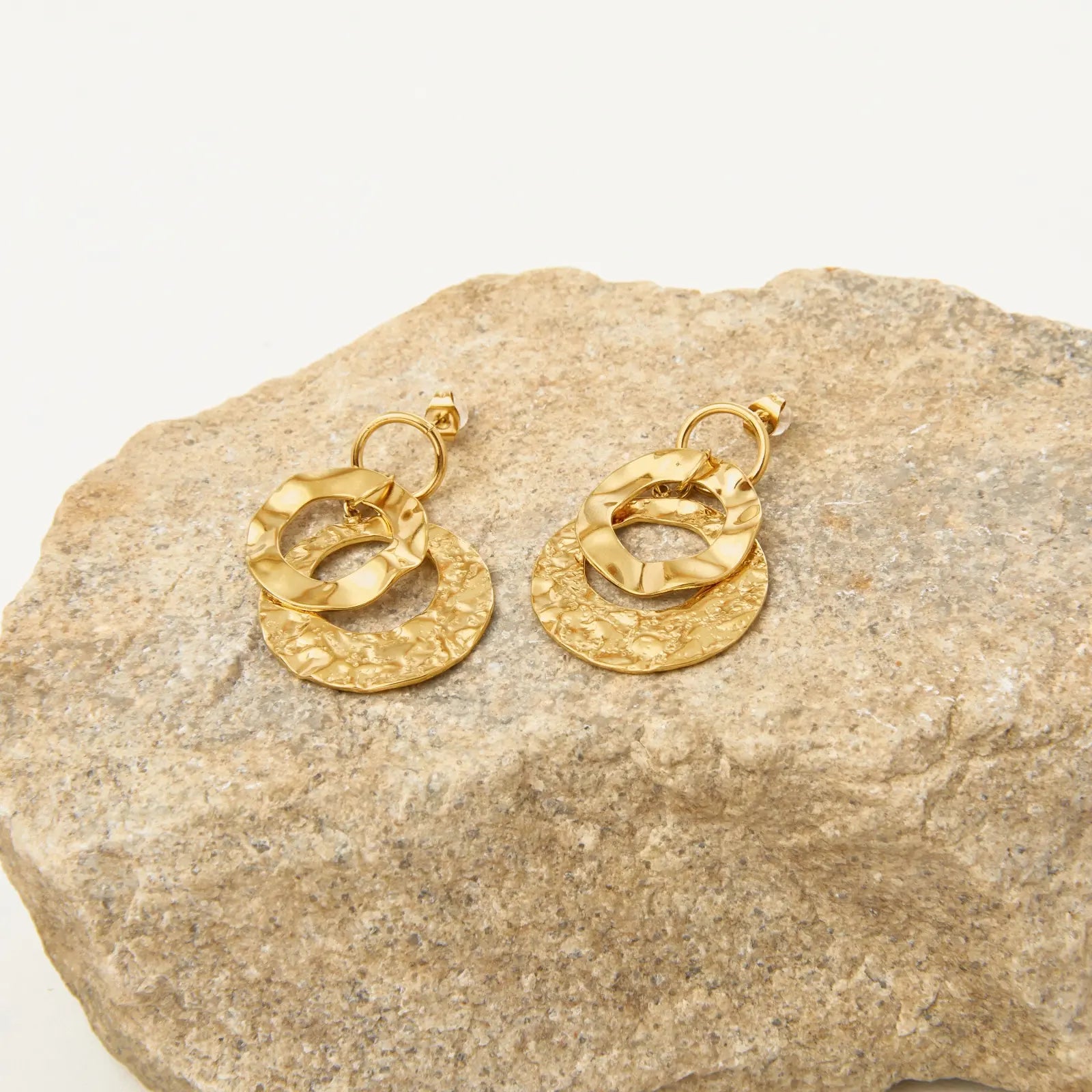 Helia - Boucles d'oreilles acier inoxydable