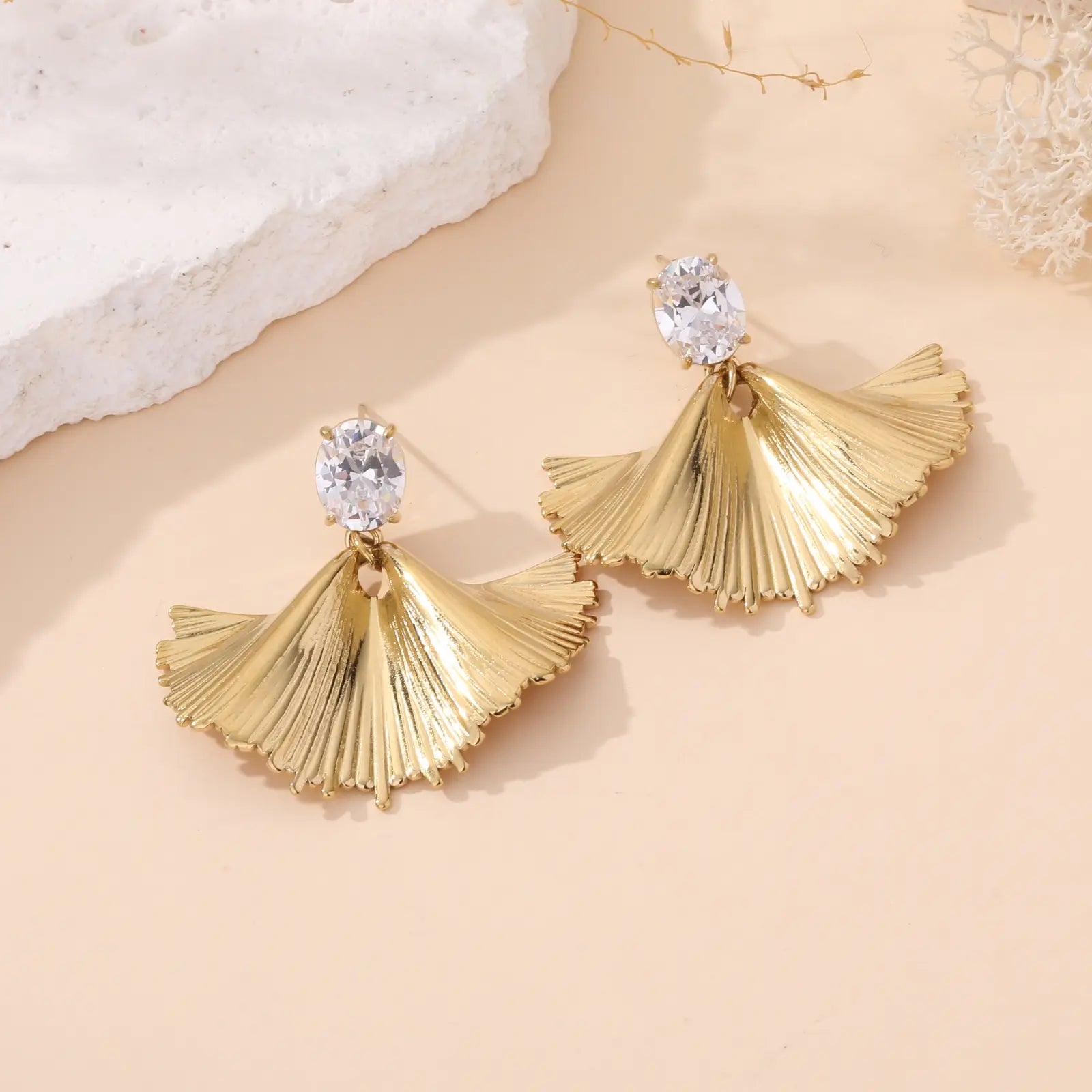 Éclat - Boucles d'oreilles acier inoxydable