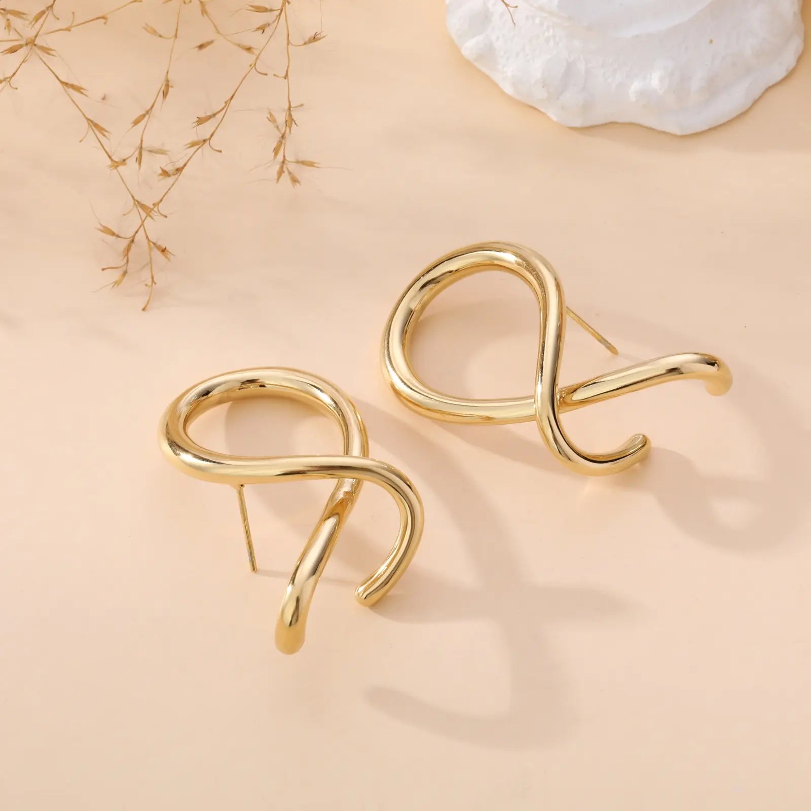 Elara - Boucles d'oreilles acier inoxydable