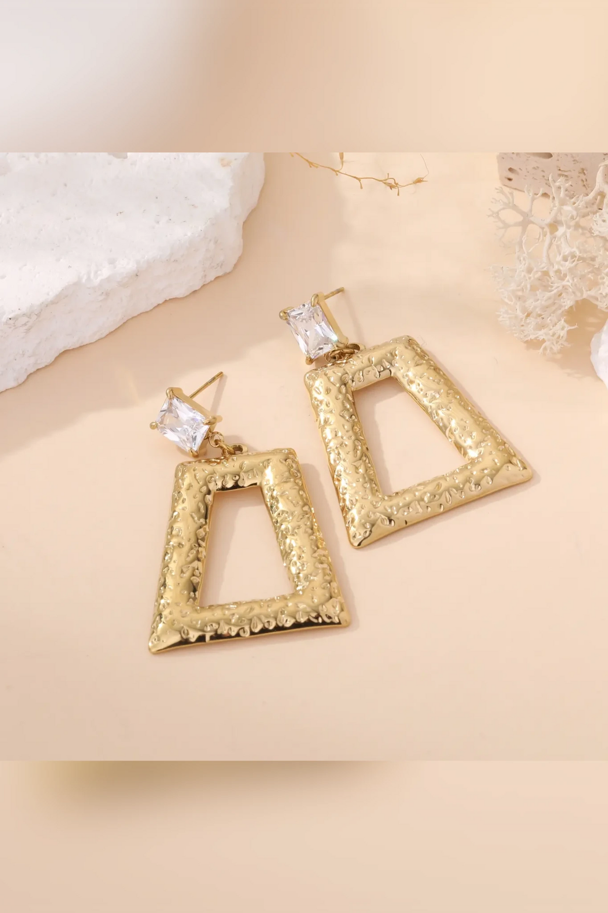 Spark - Boucles d'oreilles acier inoxydable