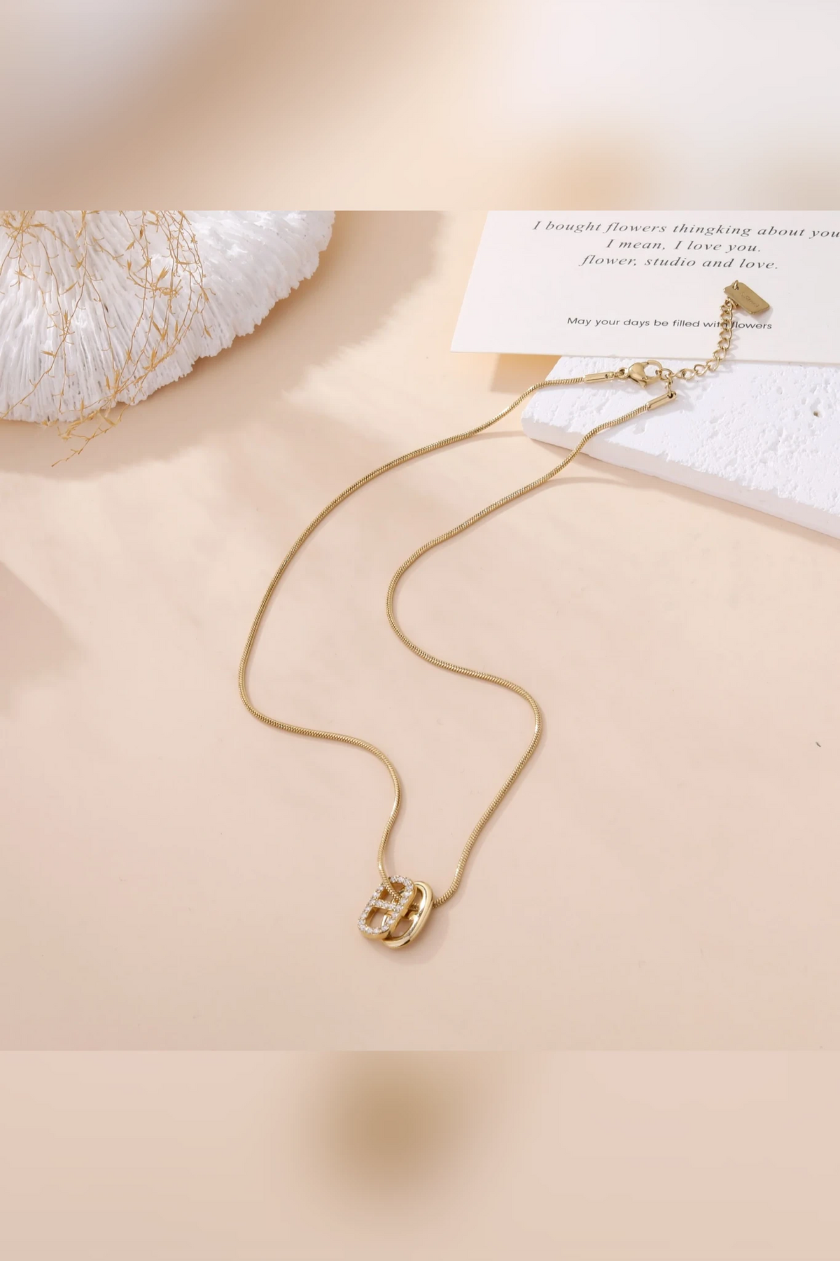 Hebilla - Collier pendentif boucle