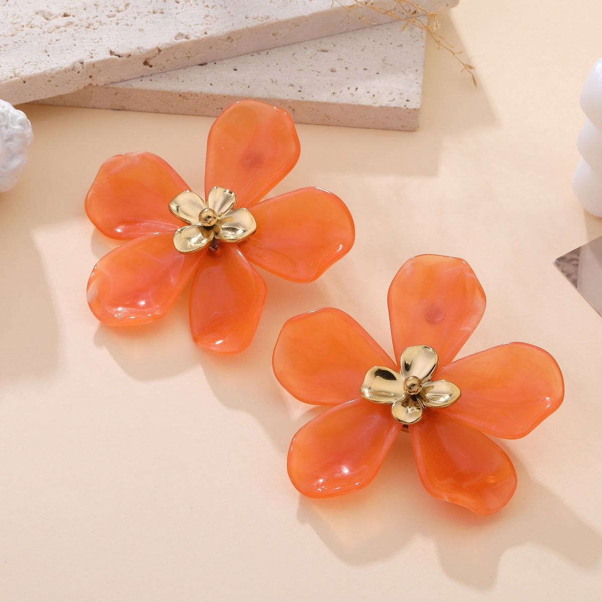 Flor Naranja - Maxi fleur orange
