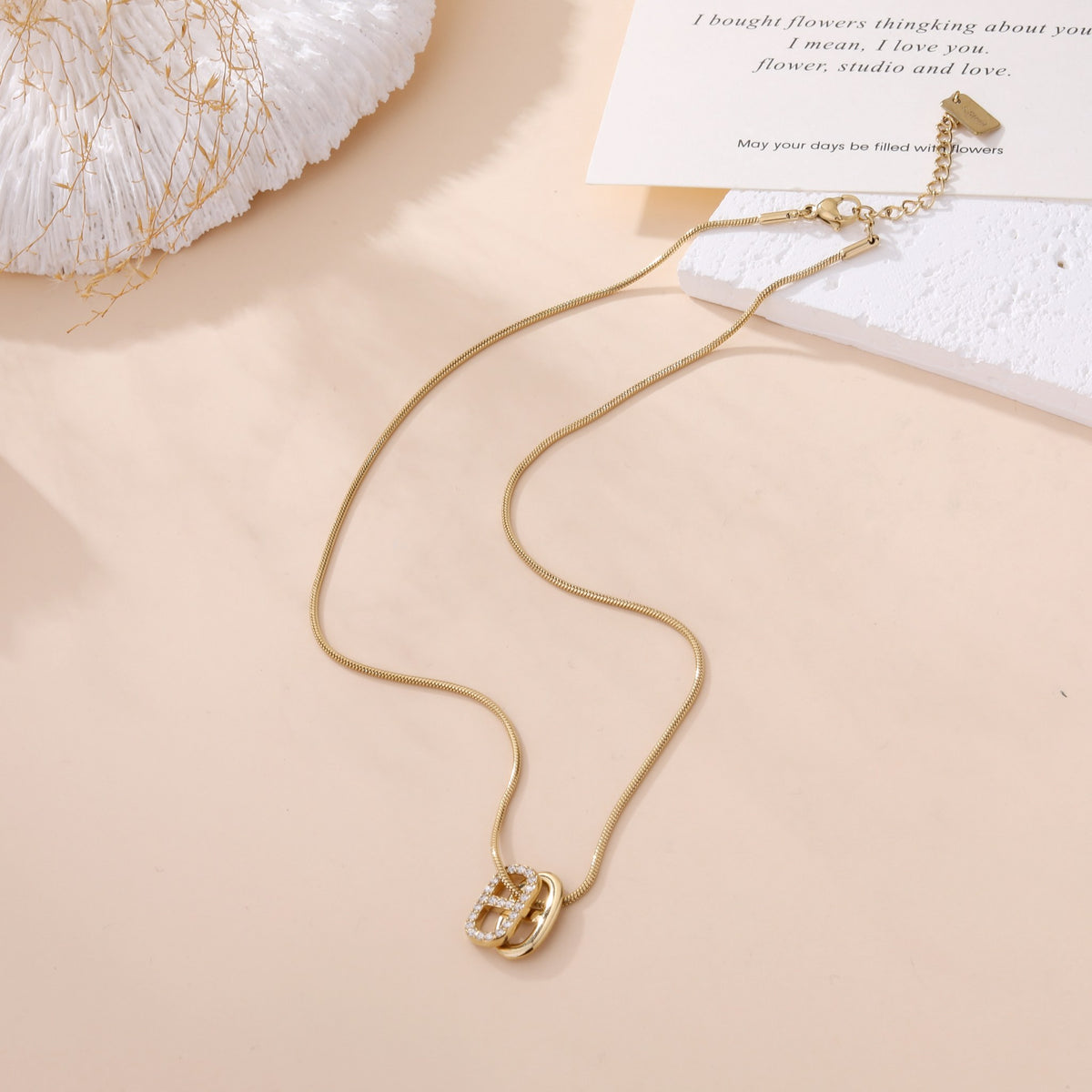 Hebilla - Collier pendentif boucle