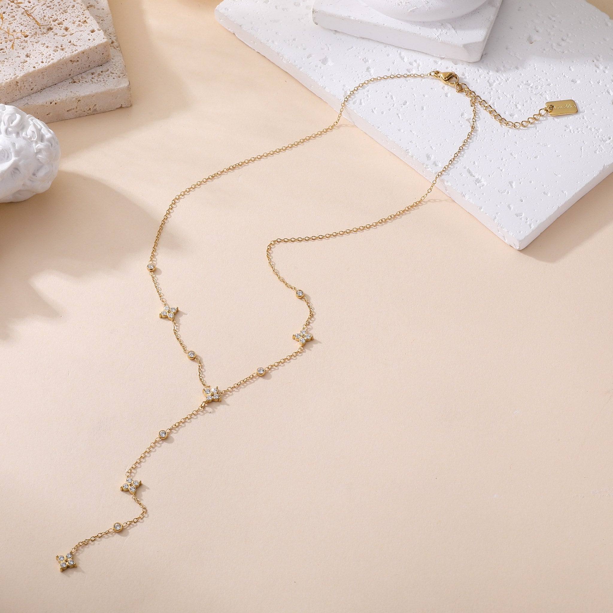 Vía Láctea - Collier lariat étoilé