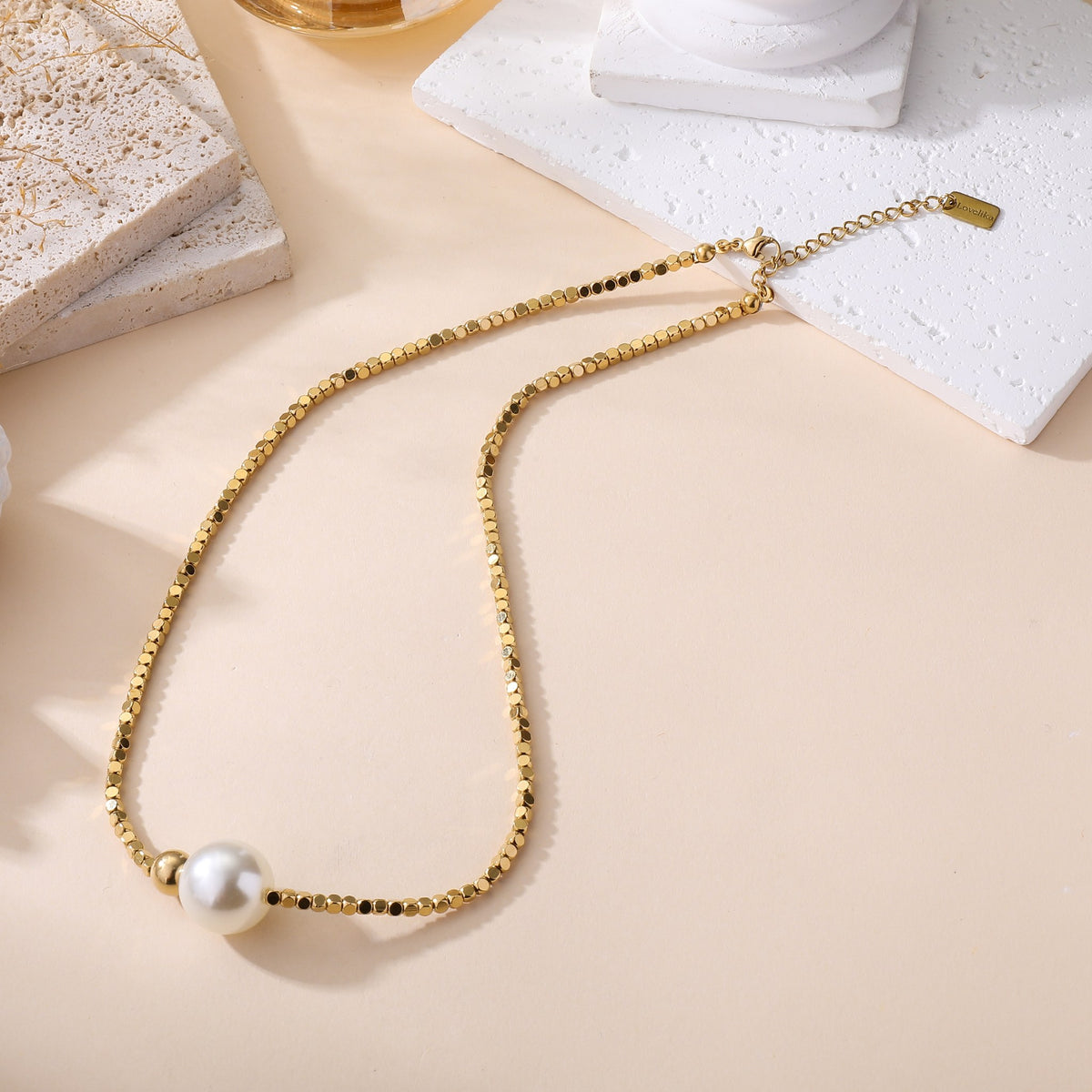 Perla Musa - Collier chaîne à perle