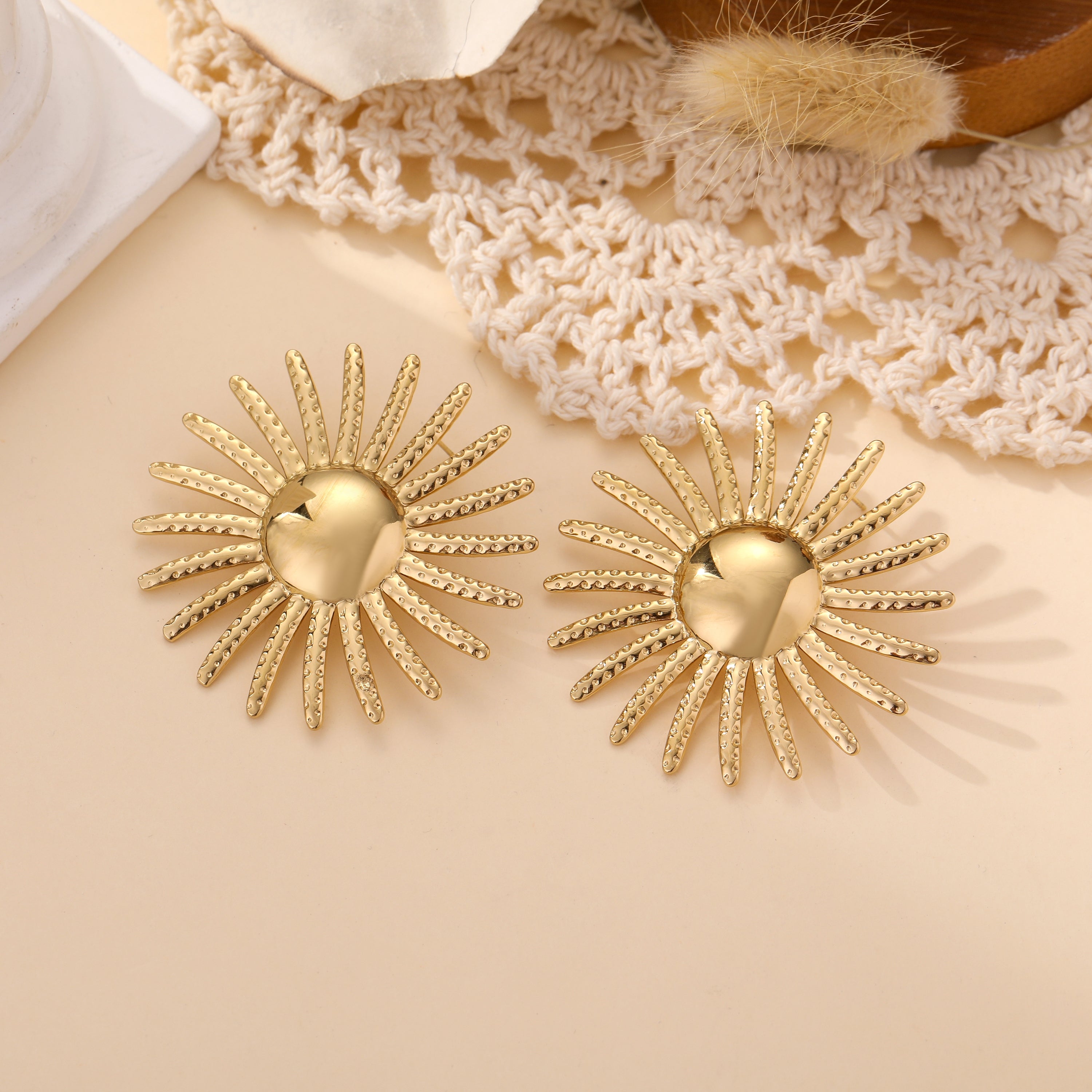 Sunny days - Boucles d'oreilles acier inoxydable