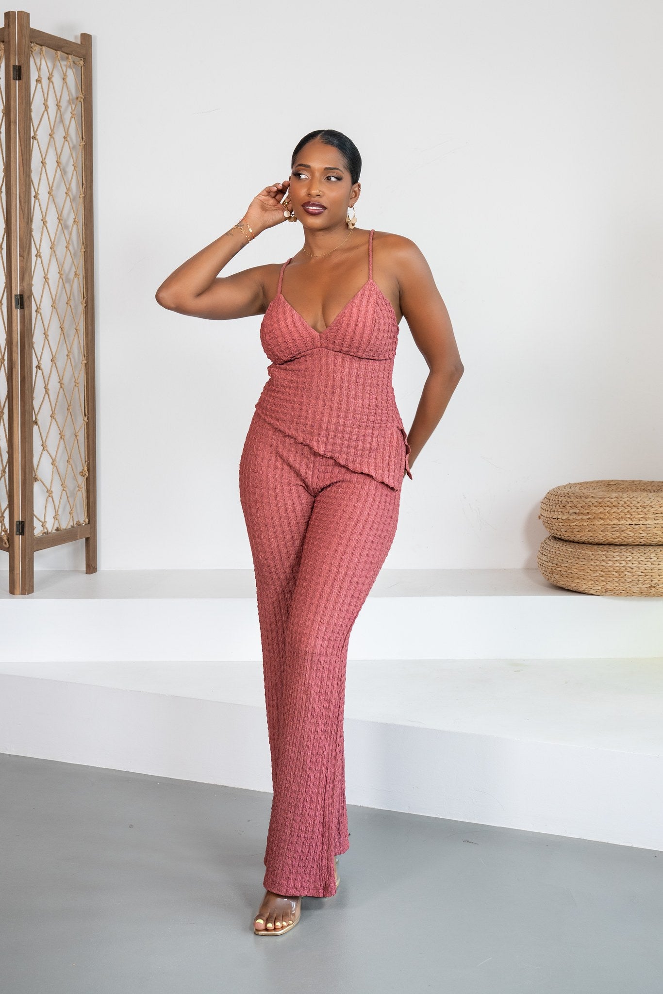 Malva - Ensemble pantalon vieux rose - photo 1