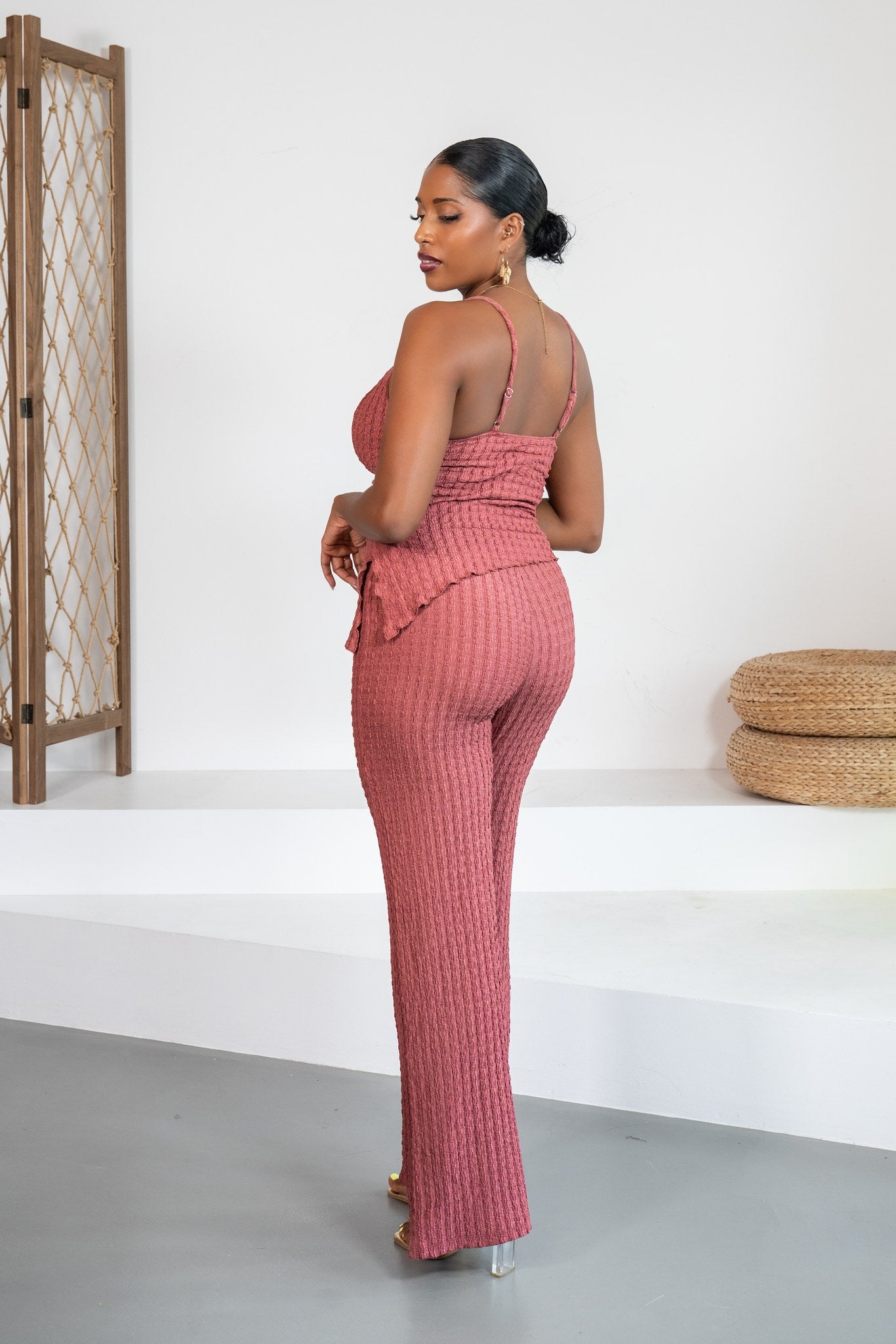 Malva - Ensemble pantalon vieux rose - photo 3