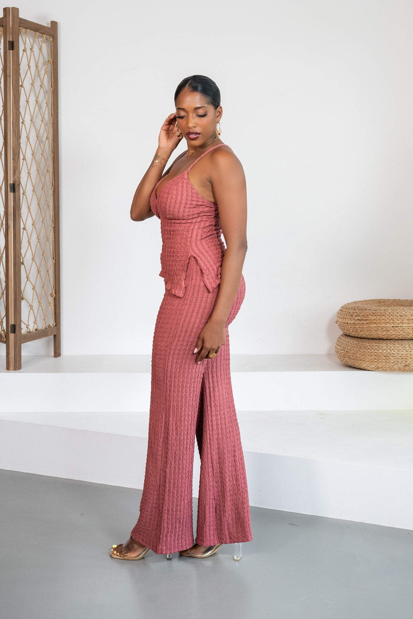 Malva - Ensemble pantalon vieux rose - photo 4