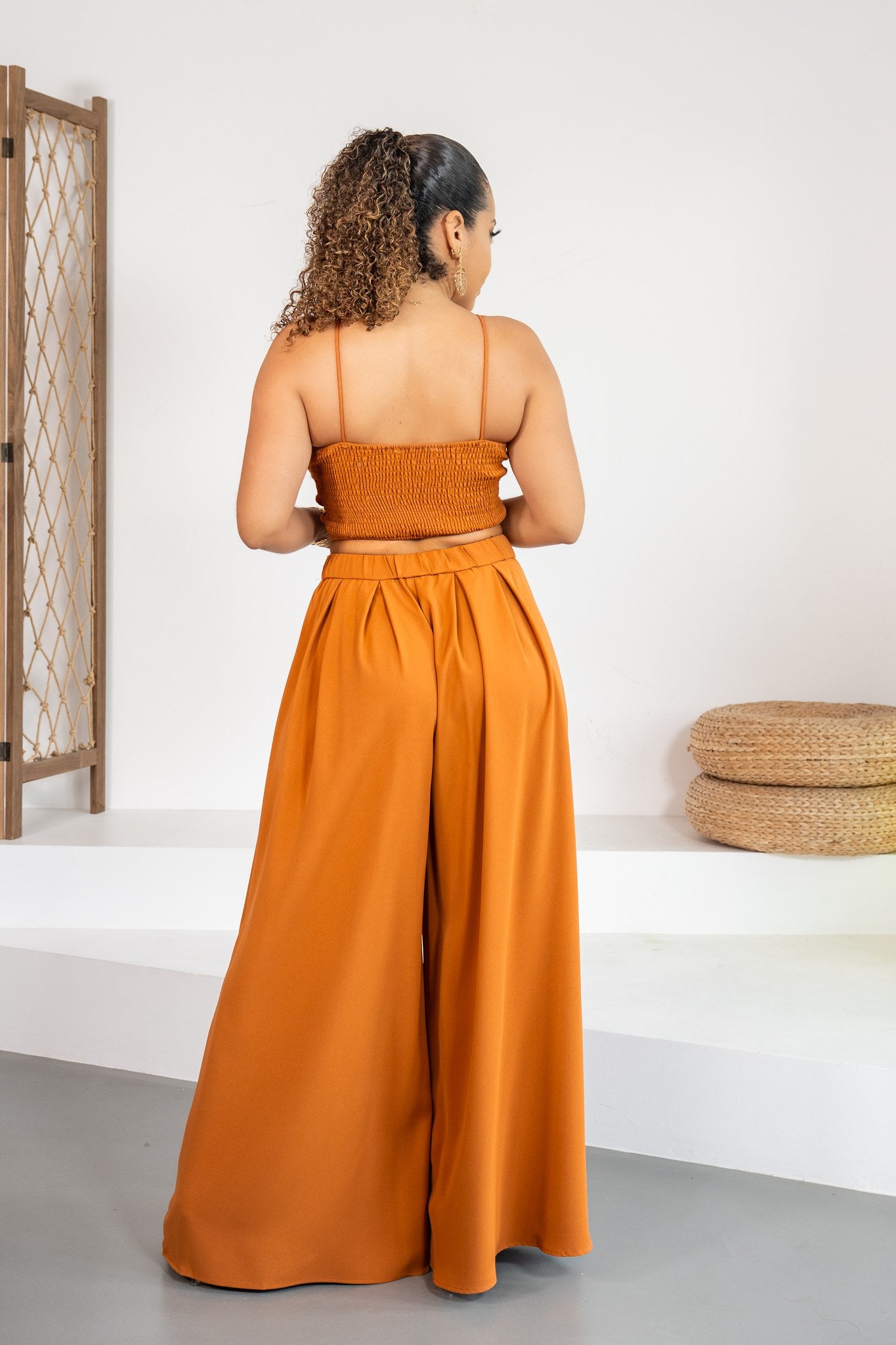 Miel - Ensemble pantalon caramel - photo 6