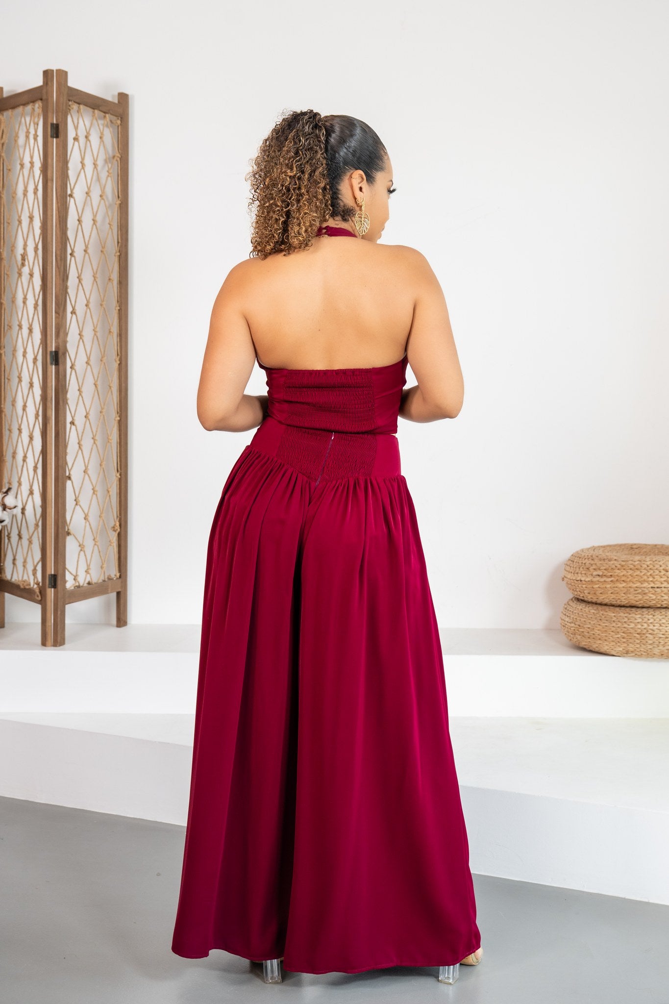 Vino - Ensemble pantalon bordeaux