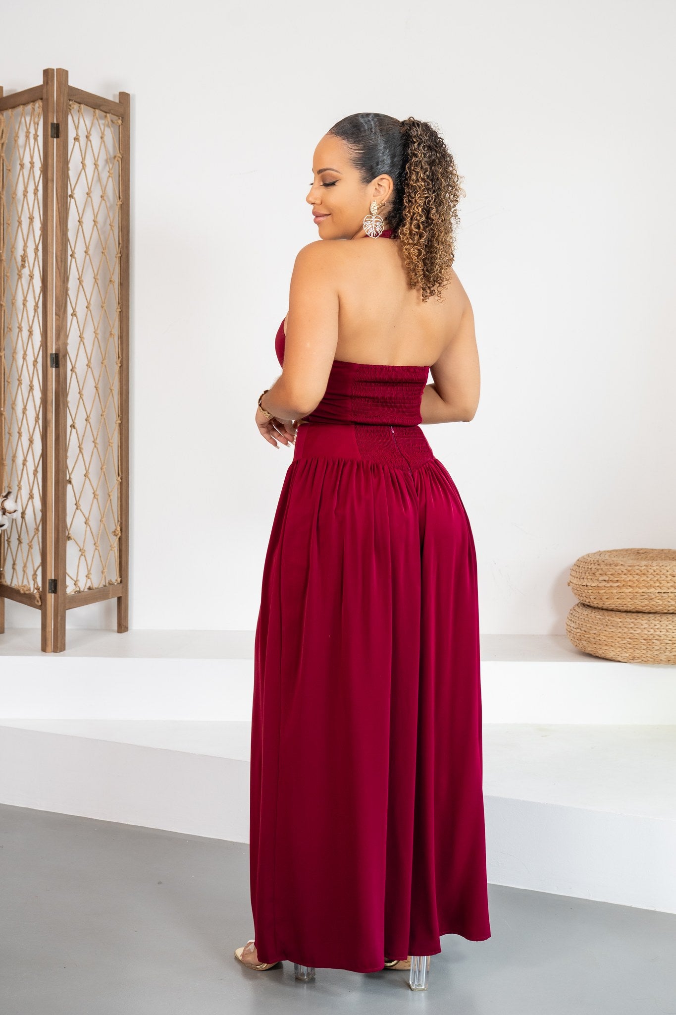 Vino - Ensemble pantalon bordeaux