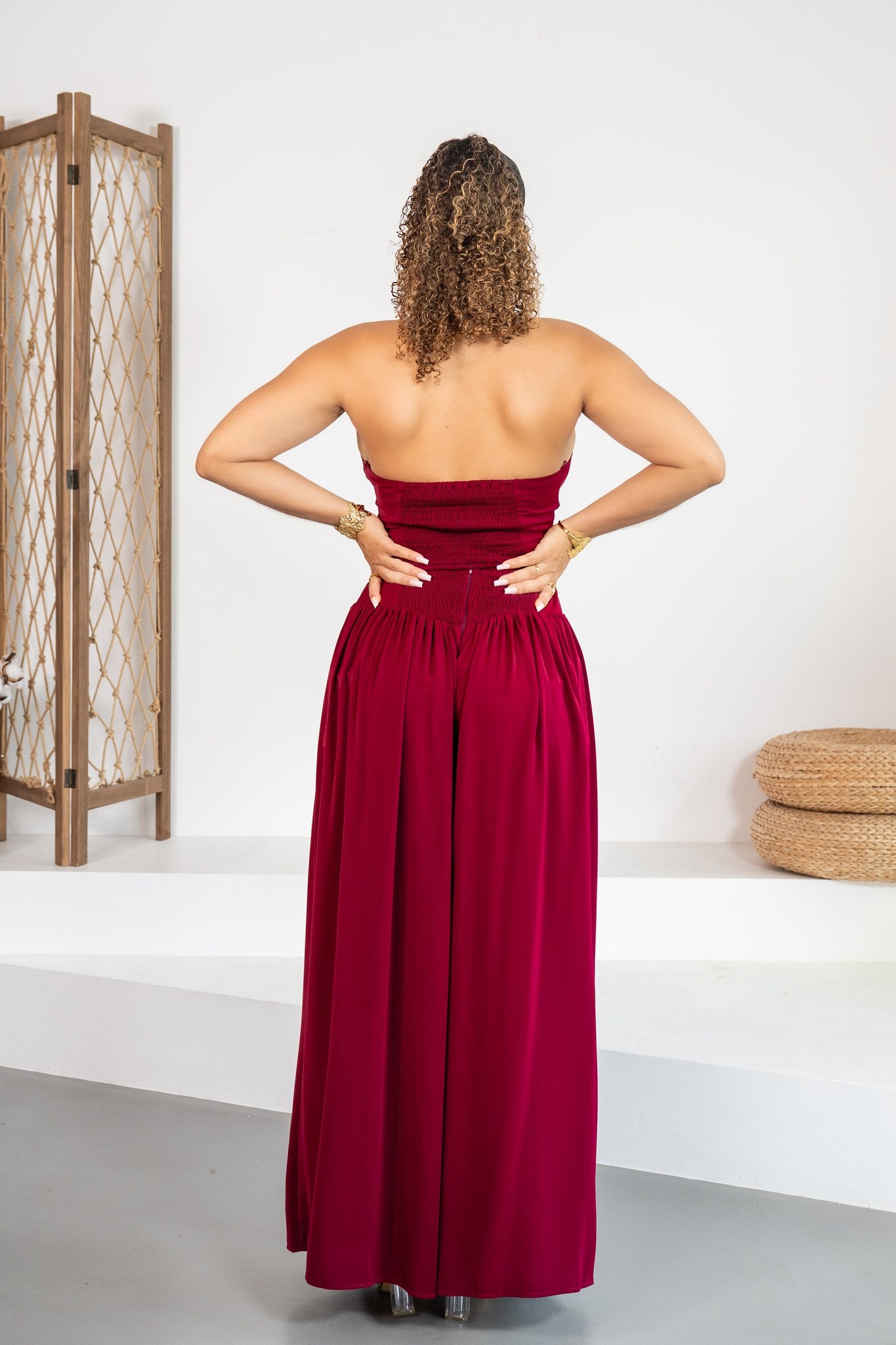 Vino - Ensemble pantalon bordeaux